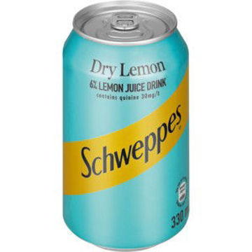 Csd Schwepps Can Dy Lemon 6 x 200Ml