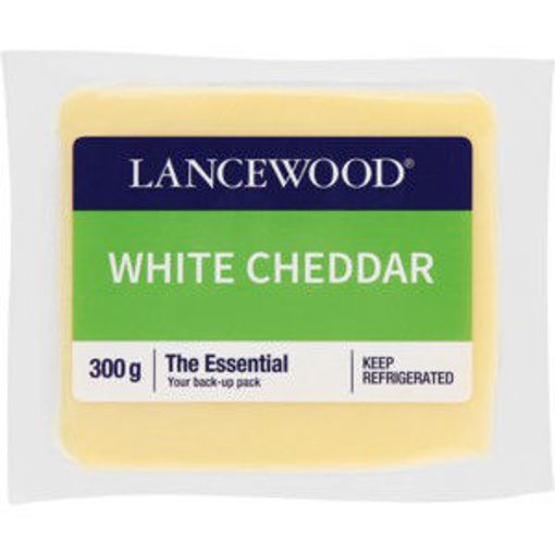 Lancewood Cheese Cheddar White 1 x 300G