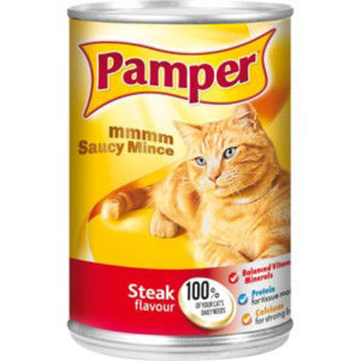 Pamper Friskies Prime Cuts  Mince & Steak 1 x 385G