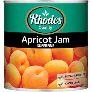 Rhodes Jam Apricot Smooth 1 x 900G