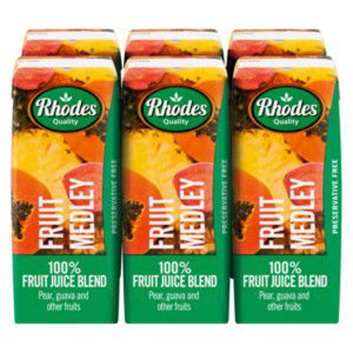 Rhodes Juice 100% Fruit Medly 1 x 200Ml