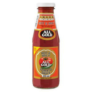 All Gold Sauce Tomato Hot & Spicy 1 x 350Ml