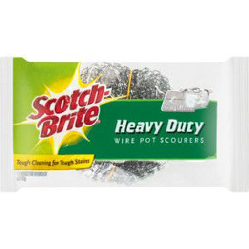 Scotch Brite Scourer Pot Galvanised 1 x 3`s