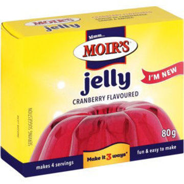 Moirs Jelly Cranberry 1 x 80G