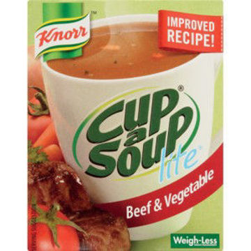 Knorr Soup Cup A Lite Beef Veg 1 x 44G