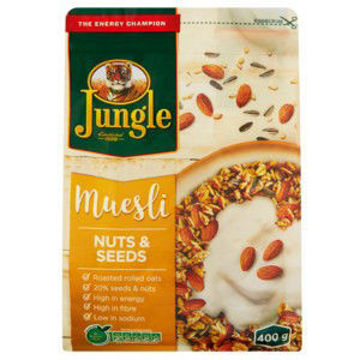 Jungle Energy Cereal Crunch Nuts & Seeds 1 x 400Gr