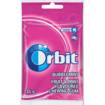 Wrigleys Chew Gum Orbit Bag Bubblemint 1 x 35Gr