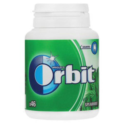 Wrigleys Chew Gum Orbit Bottle Spearmint 1 x 64Gr