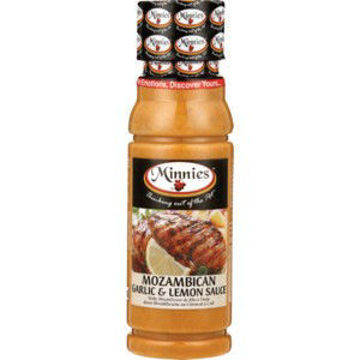 Minnies Sce Mozambican Garlic Lemon 1 x 250Ml