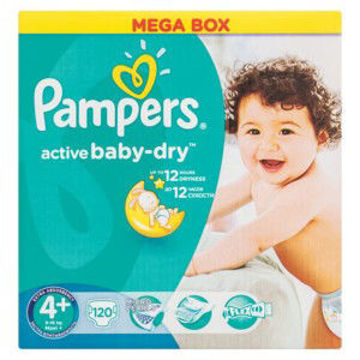 Pampers Act  Baby Mega Pack Maxi Plus 120s 1 x 0Ea