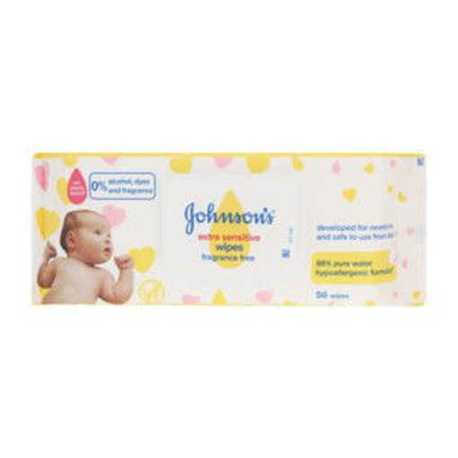 JOHNSON`S Baby Wipes Sensitive 1 x 56`S