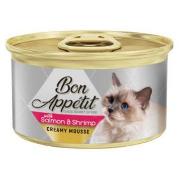 Bon Appetit Cat Creamy Mousse Tin Salmon&Shrimp 1 x 85G