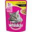 Whiskas Cat Food Pouch Jelly Chick 1 x 85Gr