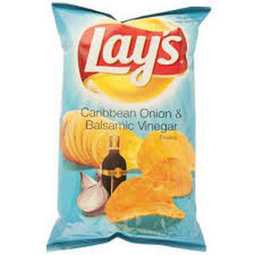 Lays Chips  Carabean Onion & Balsamic 1 x 105G