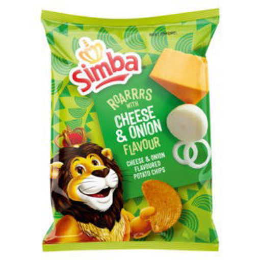 Simba Chips Cheese & Onion 24 x 120Gr