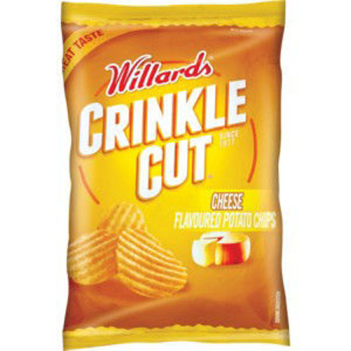 Willards Chips Crinkle Cut Cheese 1 x 125G