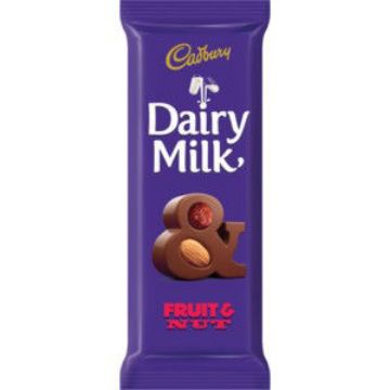 Cadbury Choc Slab Fruit & Nut 12 x 80G