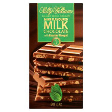 SALLY WILLIAMS Chocolate Milk Chocolate Mint With Crispy Nougat 1 x 80G