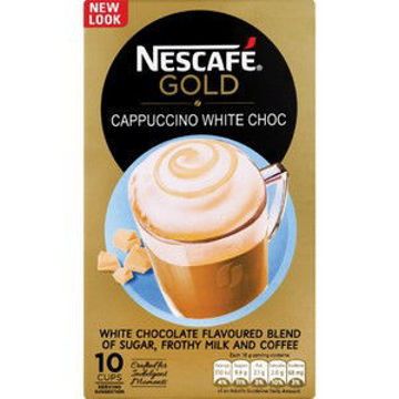 Nescafe Coffee Stick Cappu Gold White Choc 1 x 18G