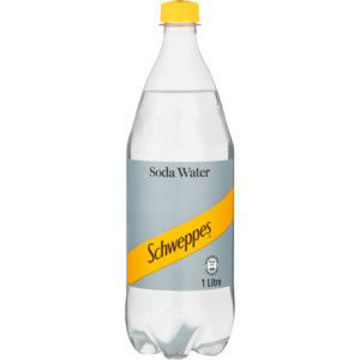 Schweppes CSD Soda Water 1 x 1Lt