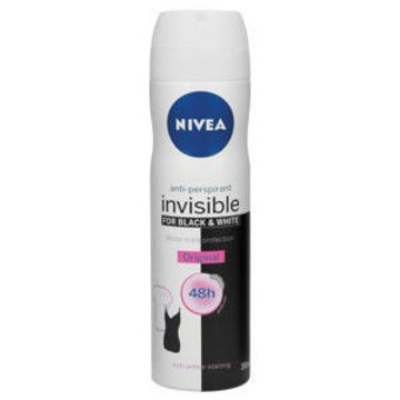 Nivea Deo Spray Male Black & White 1 x 150Ml