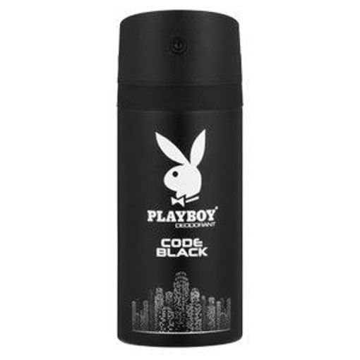 Playboy Deo Spray Male Code Black . 1 x 150Ml