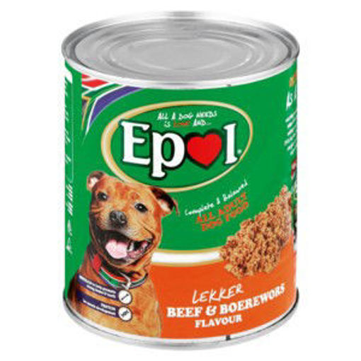 Epol Dog Food Beef & Boereworse 6 x 820G