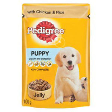 Pedigree Dog Food Puppy Chick & Rice 1 x 100Gr