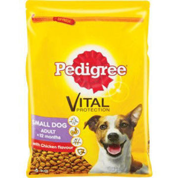 Pedigree Dog Food Small Chicken 1 x 4Kg