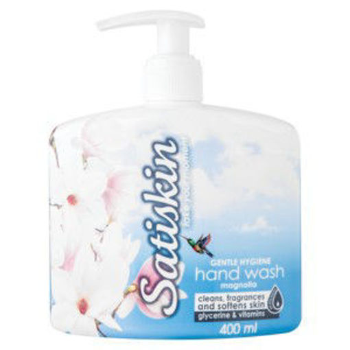 Satiskin Hand Wash White Magnolia Cream 1 x 400Ml