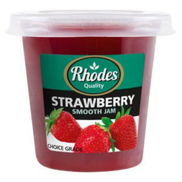 Rhodes Jam In Cup Strawberry 1 x 290G