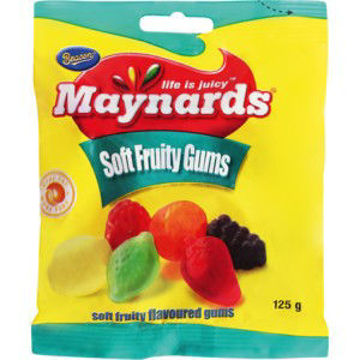 Maynards Jelly Sour Jelly Sour Fruit Gums 1 x 125G