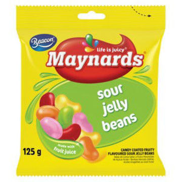 Maynards Jelly Sour Sour Jelly Beans 1 x 125G