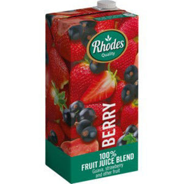 Rhodes Juice 100% Berry Blend 1 x 1Lt