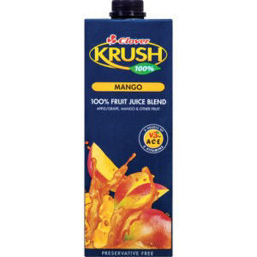 Krush Juice 100% UHT Mango 1 x 1Lt