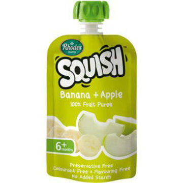 Rhodes Juice Squish Banana & Apple 1 x 110Ml