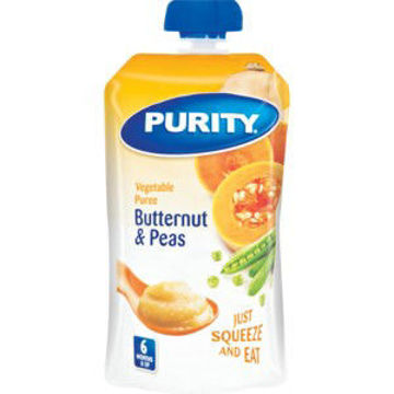 Purity Meal Pouch Butternut Peas 1 x 110Ml