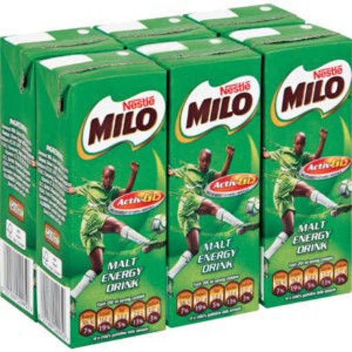 Milo Milk Drink Choc Long Life UHT 6 x 200Ml