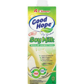 Good Hope Milk Soya  Unsweetend 12 x 1Lt