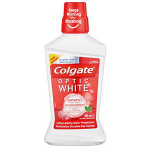 Colgate Mouth Wash Plax Optic White 1 x 500Ml