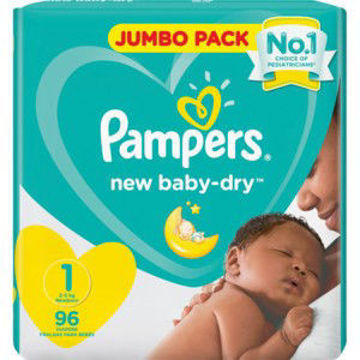 Pampers Nappies Act Baby JP New Baby 2 x 0Ea