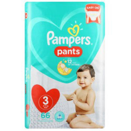 Pampers Nappies Act Baby Pants JP Midi 66s 1 x 0Ea