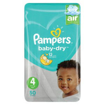 Pampers Nappies Act Baby VP Maxi 50s 1 x 0Ea