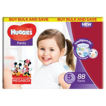 Huggies Nappies Pants Mega Box S5 1 x 88`S