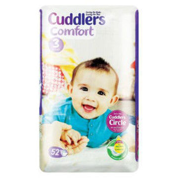 Cuddlers Nappy Comfort S3 1 x 52`s