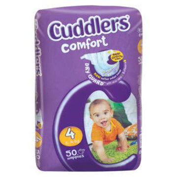 Cuddlers Nappy Comfort S4 1 x 50`s