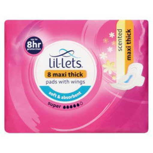 Lil Lets Pads Maxi SPR 8s Scent 1 x 0Ea