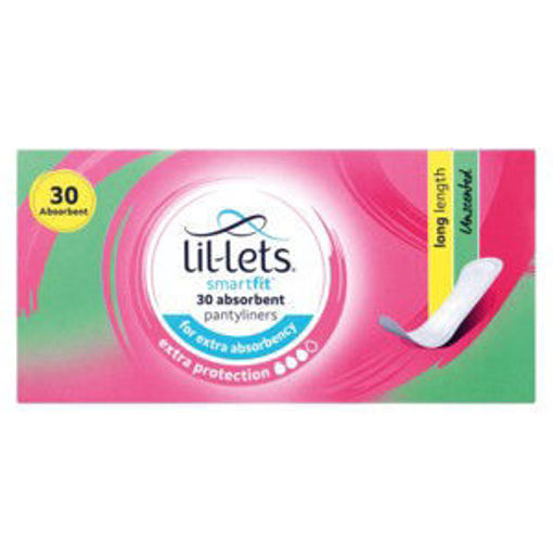 Lil Lets Panty Liners Protect Unsented 1 x 30`s