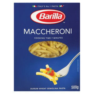 Barilla Pasta Maccheroni 1 x 500G