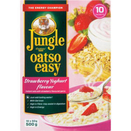 Jungle Oats Porridge Oatso Easy Stawberry Yo 1 x 500G